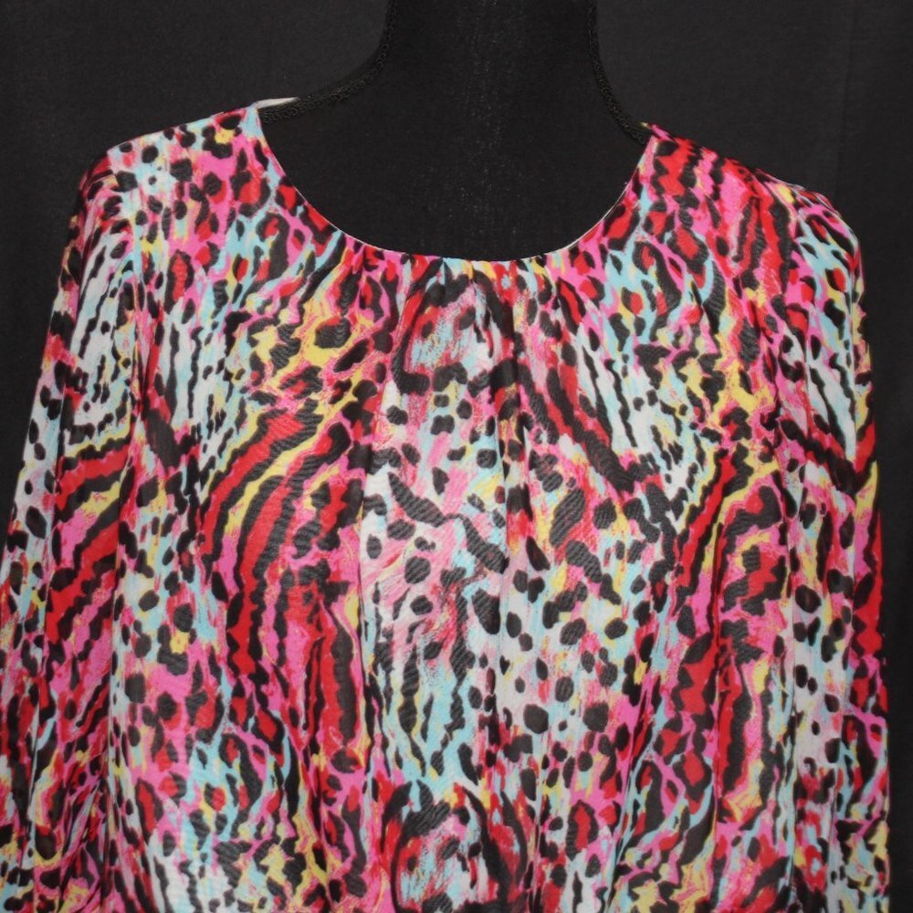 Marc New York Multi-Color Leopard Print Top - image 3